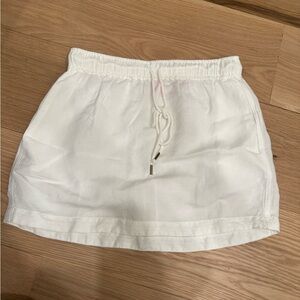YFB White linen skirt sz Med